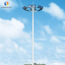 Hot dip galvanized High mast lighting pole mast telescopic street light pole 15m 20m 25m 30m 35m 40m